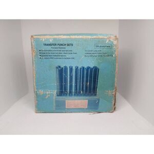 20 Pc Pittsburgh Transfer Punch Set Carbon Steel Toolmakers Machinists Tool Crib